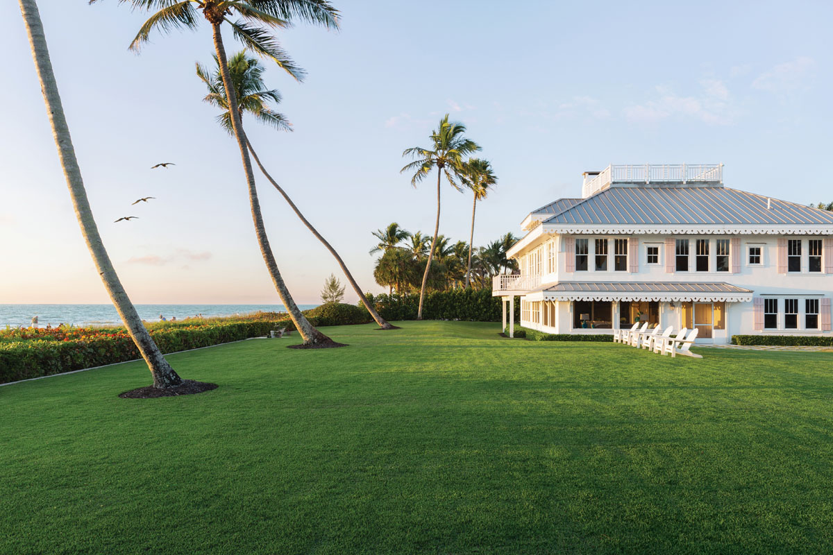 The restored 1914 cottage that once belonged to early Naples mayor E.G. Wilkinson features an original widow&rsquo;s walk, accessed by an interior stairway. The cottage offers stunning views of the Gulf of Mexico and the Naples Pier from nearly every window.