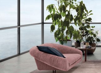 Rosé All Day Everything will be coming up roses when you sink into Sklar's mid-century modern Il Loft Airstrike sofa