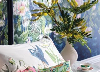 Have a Maximalist Moment A collaboration by Clarke & Clarke and Wedgwood for Kravet, the Botanical Wonders collection of fabrics and wallpapers celebrates the beauty and diversity of nature