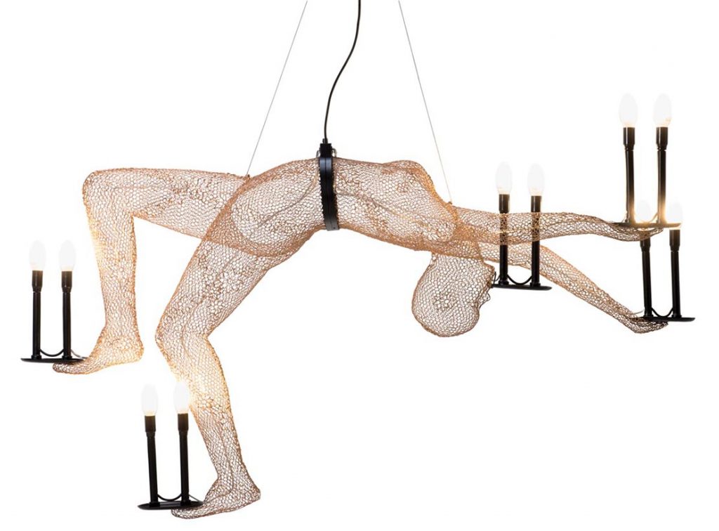 Limbo chandelier by Kenneth Cobonpue