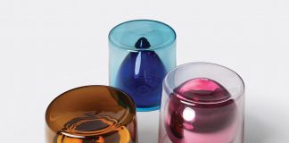 Géométrie Liquide side tables from Holly Hunt