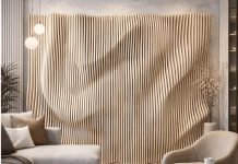 Three-Dimensional Walls That Stand Out The Flow of Silence wall panel by Zorka is designed to be a room’s standout feature