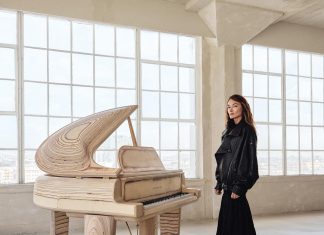 Although Edelweiss has designed a number of bespoke pieces for Kelly Wearstler’s hotel projects, the Timbra piano marks the first time the designer and brand have collaborated on a specific product