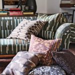 Pillows in various patterns from Paredes’ Cocuyo collection for Kravet Couture