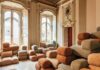 A grouping of Soluna and Poma chairs from the new Kelly Wearstler x H&M collection