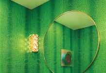 Stylish Upgrades for the Powder Room Fisher Island powder room by Shannon Design. Photo by Craig Denis
