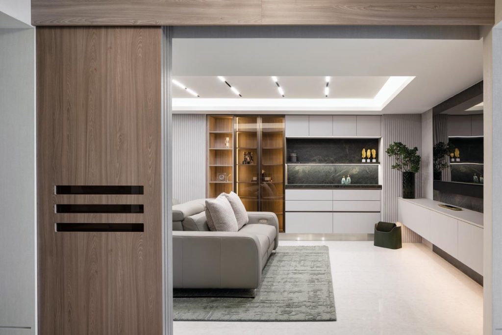 Home theater. Photo courtesy of Sarah Z Designs