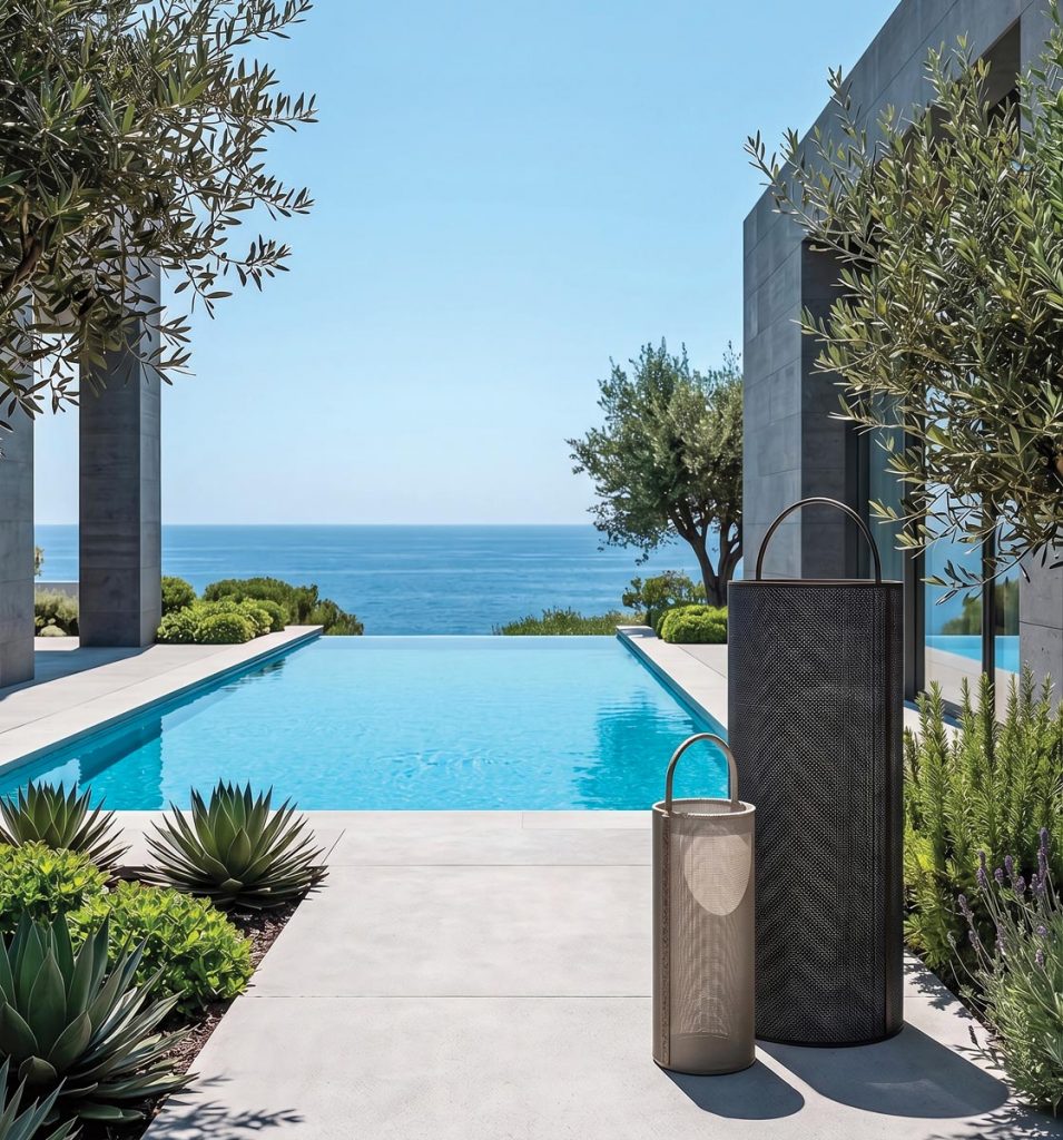 The Aura family of outdoor lamps by Niccolò Adolini for Talenti