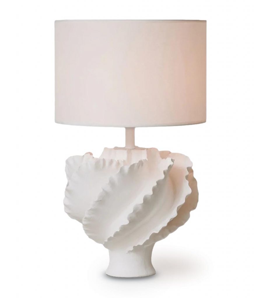 The Sculptural Shell lamp by Vakker