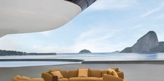 The Solar System from Artefacto’s Cosmos collection is composed of a sofa, chaise, ottoman, and tables and can be customized in various colors and materials. Photo courtesy of Artefacto