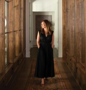 “The main goal with this home was to avoid anything too new or overly polished,” says designer Ashley Martin. “We wanted the warmth and character of a residence that had evolved over time.”