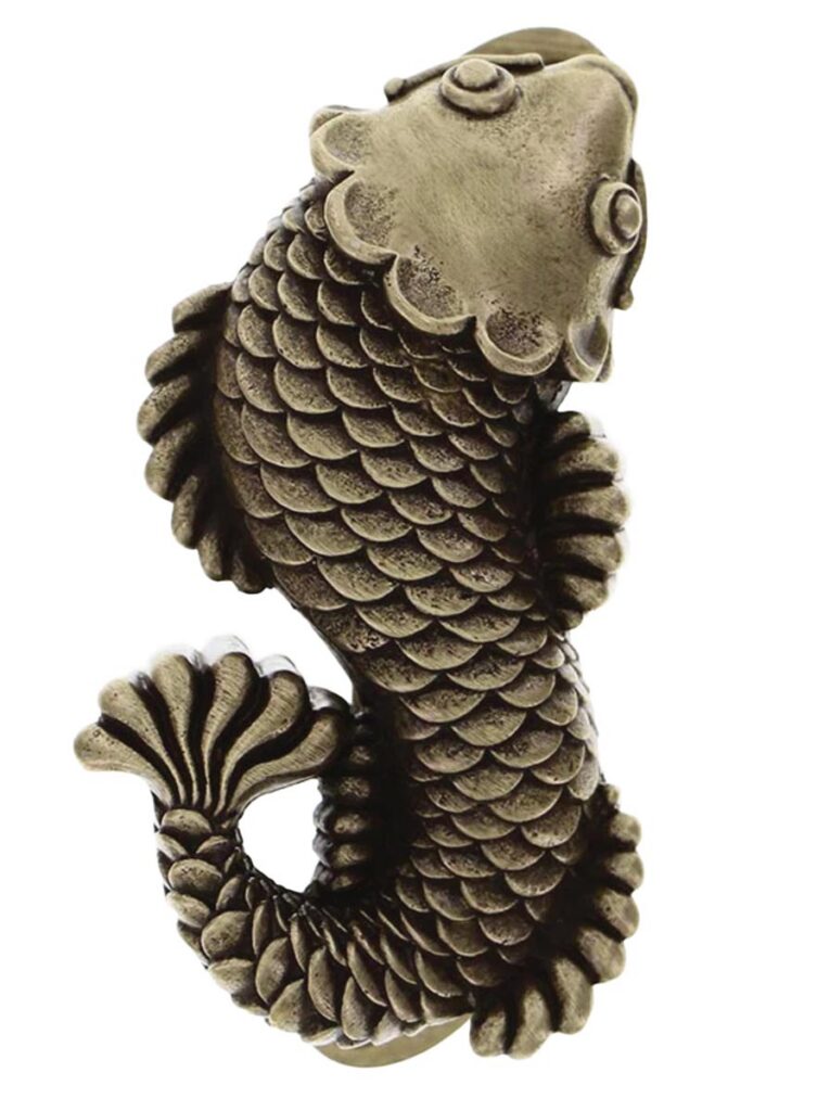 Pollino Koi door knocker by Vicenza Designs