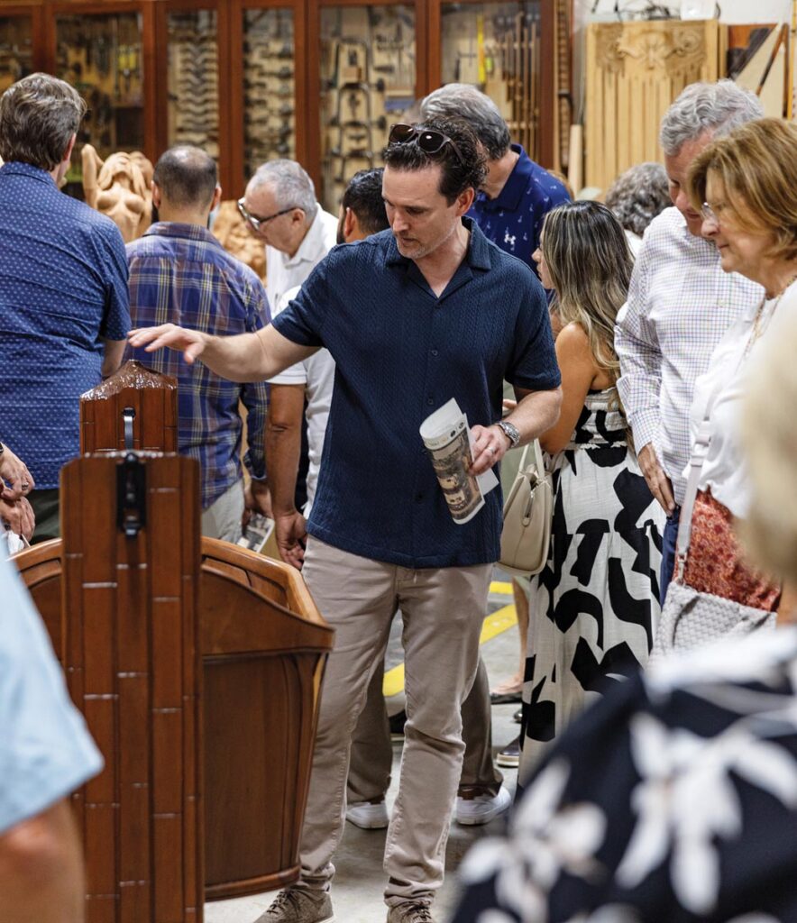 Visitors to Method & Concept’s workshop can witness the creative process firsthand